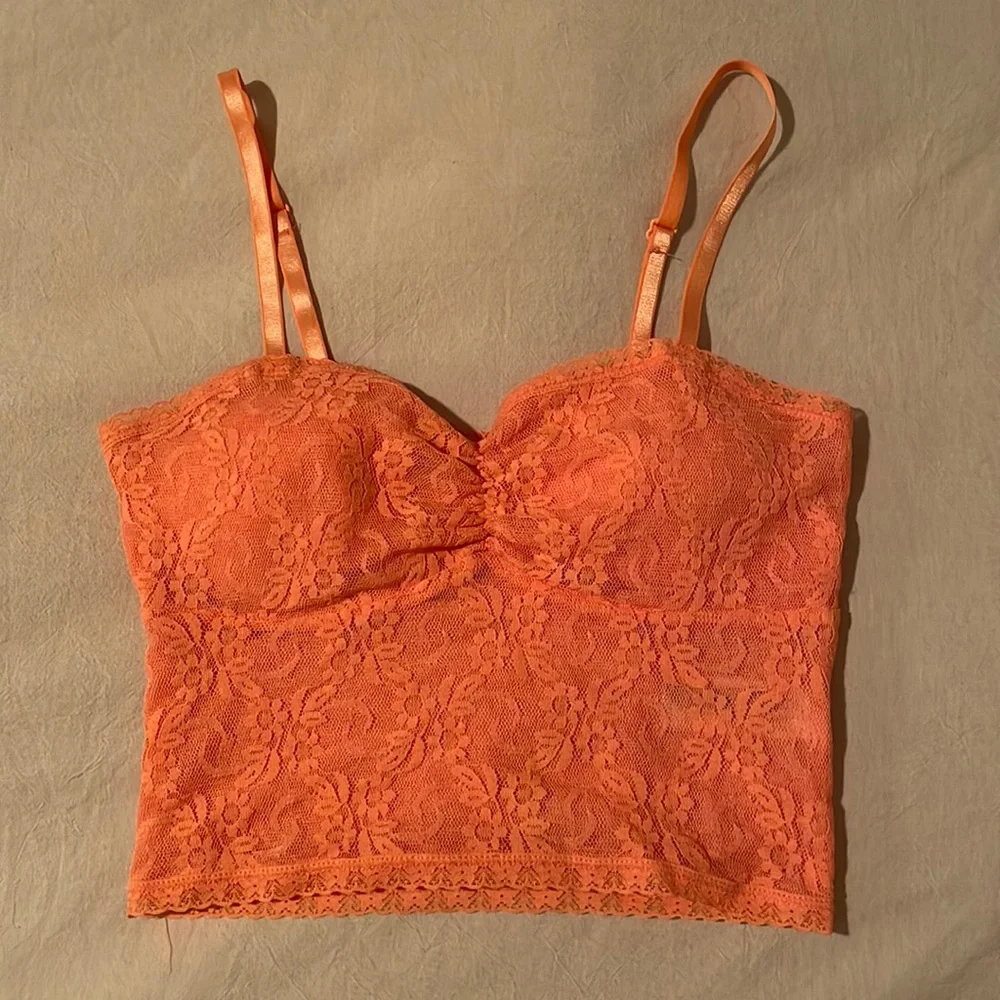 Forever 21 Salmon pink bralette - Picture 1 of 3